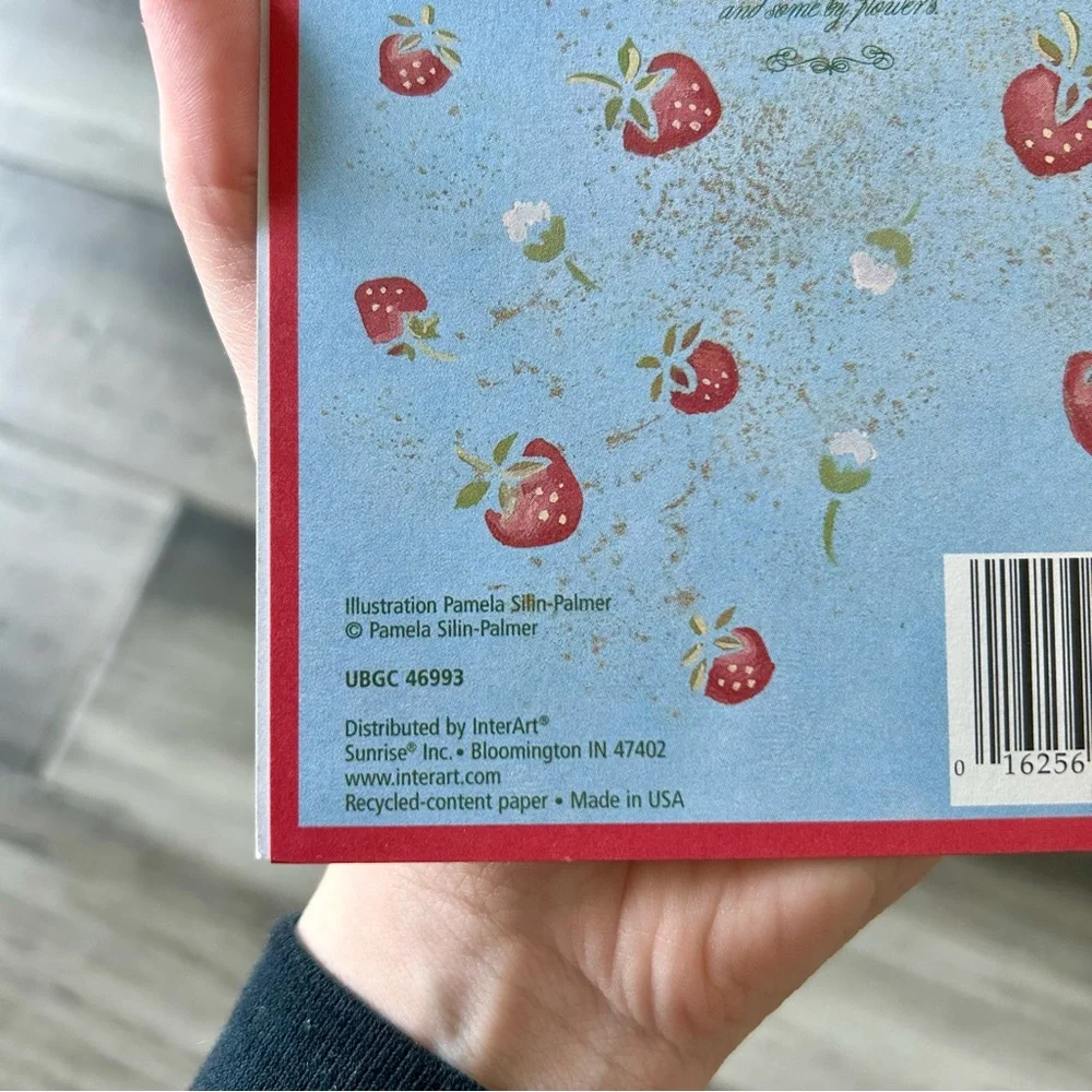 💸 5/20 New Unused Vintage Strawberry Birthday Card ft Art by Pamela Silin-Palmer